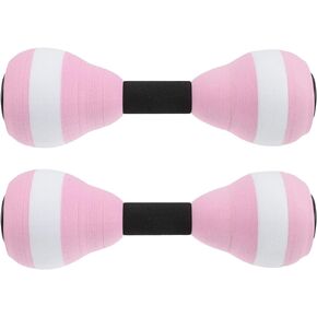 SEWACC Aquatic Exercise Dumbbells 1 Pair Water Aerobic Pool Resistance Dumbbells EVA Floating Water Dumbbell for Swimming (Green)