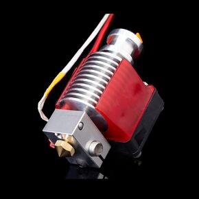 BZ 3D All Metal V6 Volcano Hotend,Volcano Heater Block,Brass Nozzle 0.4mm,Titanium Alloy Heatbreak for V6 Volcano Hotend,Prusa i3 MK2S MK3 MK3S Hotend,Titan,Dual Drive Extruder.