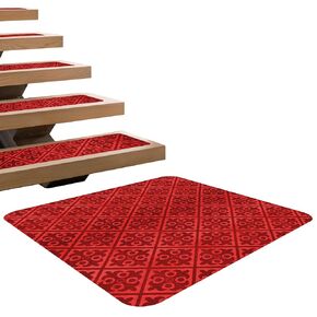 linconson Anti Slip Carpet Mat | 36" x 36" | Removable and Washable Mat for Stairs with Non Slip Adhesive Free Rubber Backing