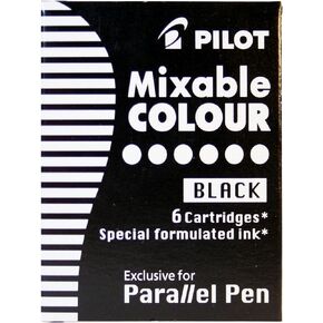 Pilot Parallel Pen Refill Black 6 Pack