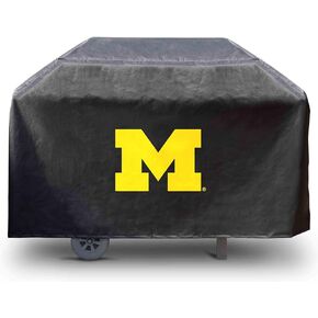 FANMATS 41196 Michigan Rectangular Grill Cover - 68in x 21in x 35in