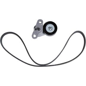 Baxzl AC Belt Tensioner Serpentine Belt Tensioner Kit for Chevrolet Silverado 1500 1999-2008 GMC Sierra 1500 1999-2008 Cadillac Escalade 2002-2008 Hummer H2 2003-2008 Replaces 90K-38159 ACK040378HD