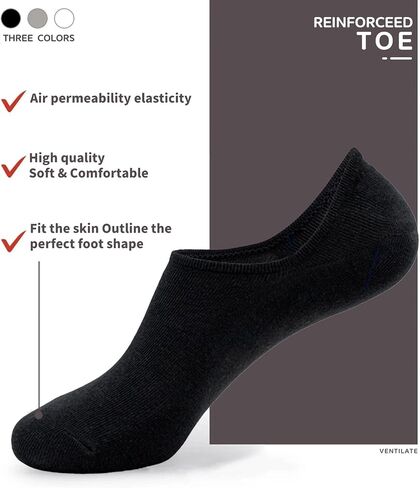 No Show Socks Womens 9 Pairs Invisible Liner Ankle Socks Non Slip Low Cut Socks for Flats Sneakers in Saudi Arabia