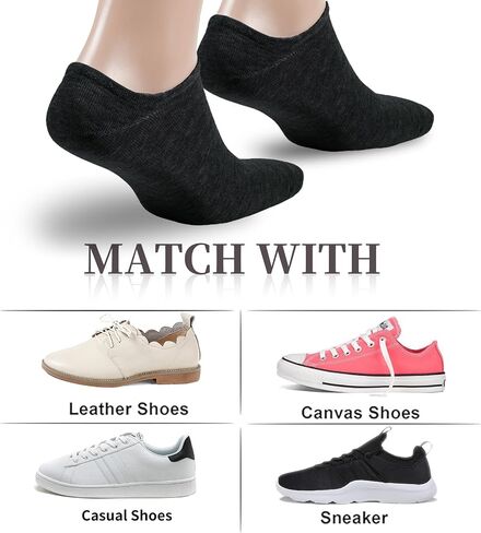 No Show Socks Womens 9 Pairs Invisible Liner Ankle Socks Non Slip Low Cut Socks for Flats Sneakers in Saudi Arabia