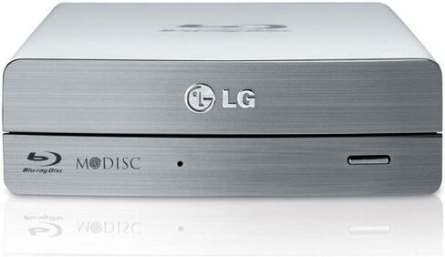 جهاز إعادة كتابة أقراص Blu-ray الخارجية 14X USB 3.0 من LG Electronics BE14NU40 (DVD+/-RW مع دعم M-DISC) in Saudi Arabia