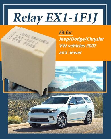 Relay EX1-1F1J 30A 12VDC 5Pins, EX1-2U1S for TIPM Fuel Pump Relay, Replace EX1-2U1 EX1-2U1L, EX1-1F1J 2F5 743 DIP-5 in Saudi Arabia