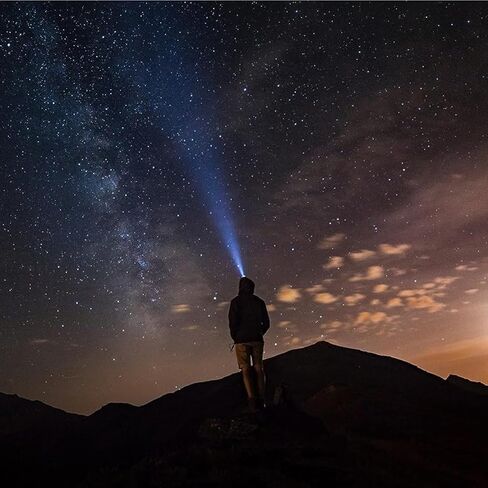 مصباح رأس LED قابل للتعديل من TOOLZILLA، قابل لإعادة الشحن عبر USB، مقاوم للطقس، 500 لومن، وقت تشغيل 30 ساعة in Kuwait