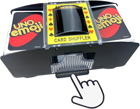 Automatic Playing Card Shuffler Battery Operated Cards Shuffler Electric Poker Shuffling Machine for UNO Card Game Night 1-2 Decks in Saudi Arabia