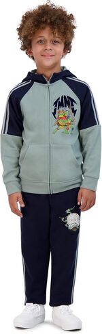 Nickelodeon Teenage Mutant Ninja Turtles Boys Zip-Up Hoodie and Joggers 2-Pack, TMNT Boys Hoodie and Sweatpants Bundle Set in Saudi Arabia