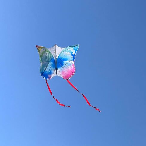 Butterfly Kite for Kids & Adults,Extremely Easy to Fly,Colorful Kite for Beginner in Saudi Arabia
