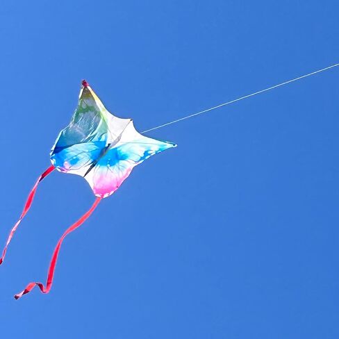 Butterfly Kite for Kids & Adults,Extremely Easy to Fly,Colorful Kite for Beginner in Saudi Arabia
