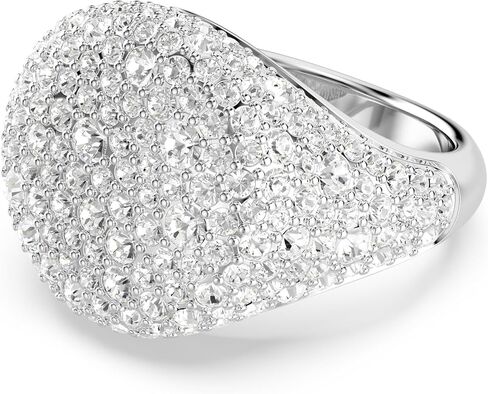 Swarovski Meteora Cocktail Ring, Clear Crystals, Rhodium Finished Metal in Kuwait