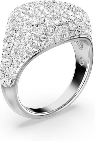 Swarovski Meteora Cocktail Ring, Clear Crystals, Rhodium Finished Metal in Kuwait
