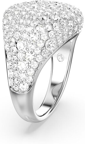 Swarovski Meteora Cocktail Ring, Clear Crystals, Rhodium Finished Metal in Kuwait