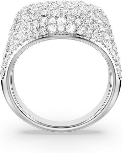 Swarovski Meteora Cocktail Ring, Clear Crystals, Rhodium Finished Metal in Saudi Arabia