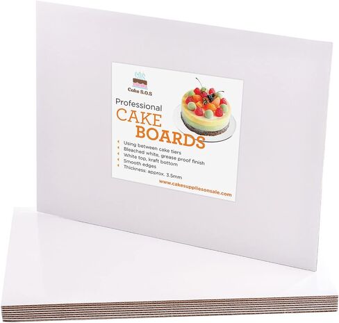Rectangle Coated Cakeboard 14"x19", 6 ct. in Kuwait