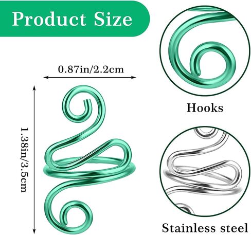 6Pcs Adjustable Hook Ring Handmade Crochet Tension Ring Finger Knitting Thimble Ring Companion Ring Left Right Yarn Tension Control Ring Accessories for Women Crocheters Lovers Mom Birthday in Saudi Arabia