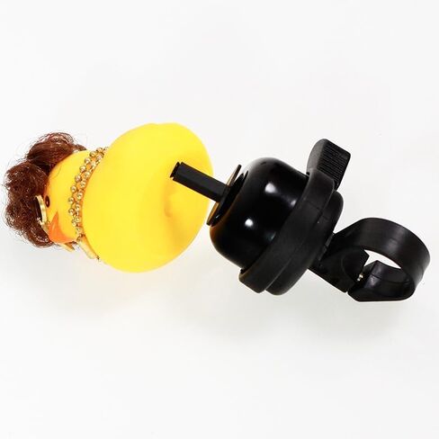 TAOHUAJIANG بطة صفراء مع جرس دراجة شعر مستعار للأطفال دراجة جرس دراجة الملحقات للأطفال بصوت عال لحني ملحقات الدراجة الصغيرة جرس صغير دراجة الملحقات in Kuwait