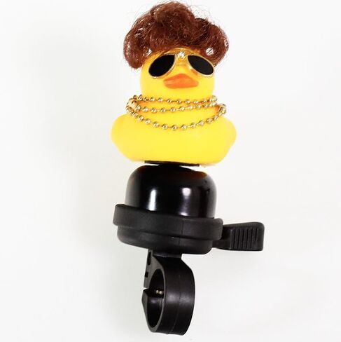 TAOHUAJIANG بطة صفراء مع جرس دراجة شعر مستعار للأطفال دراجة جرس دراجة الملحقات للأطفال بصوت عال لحني ملحقات الدراجة الصغيرة جرس صغير دراجة الملحقات in Kuwait