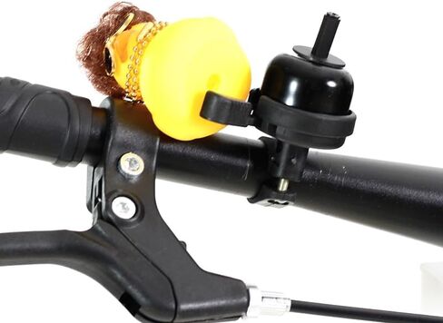 TAOHUAJIANG بطة صفراء مع جرس دراجة شعر مستعار للأطفال دراجة جرس دراجة الملحقات للأطفال بصوت عال لحني ملحقات الدراجة الصغيرة جرس صغير دراجة الملحقات in Kuwait