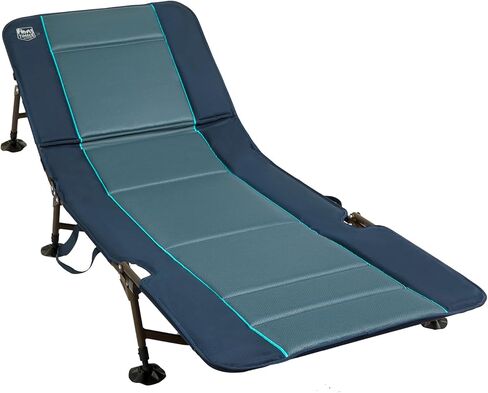 سرير تخييم TIMBER RIDGE، أسرة تخييم للبالغين مع مرتبة تخييم مريحة، سرير محمول قابل للطي، سرير نوم، سرير خيمة شديد التحمل للسفر، سرير تخييم، يدعم 600 رطل، أزرق داكن in Kuwait