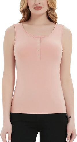 SWEETBUMP Nursing Tops for Women Breastfeeding Stylish Sleeveless Scoop Neck Maternity Shirt Dusty Pink M in Saudi Arabia