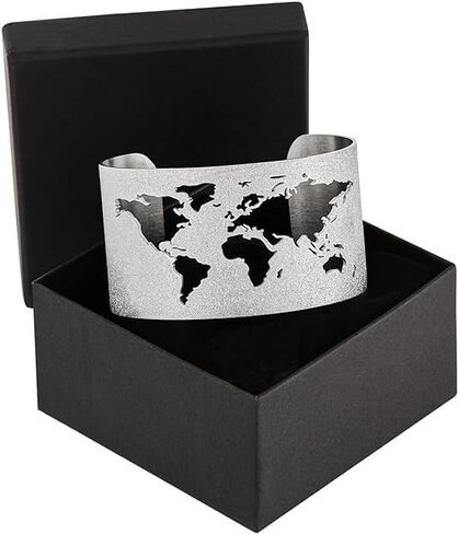 Xanight Cuff Bracelets for Women silver/gold, Cuff Bangle Bracelet Boho Unique Large Wide Bracelets Fashion Silver Wrist Cuff Wrap Bracelet Mother Daughter Bracelets Gifts in Saudi Arabia