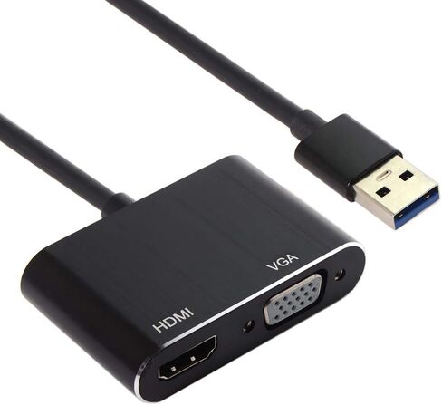 Chenyang USB 3.0 to HDMI ＆ VGA HDTV Adapter Cable External Graphics Card for Windows Laptop in Saudi Arabia