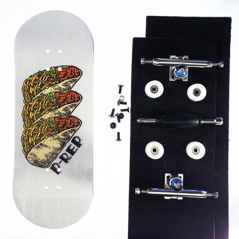 P-REP V2 PRO Performance Complete Wooden Fingerboard with Urethane Wheels - Tres Taco 34mm in Saudi Arabia