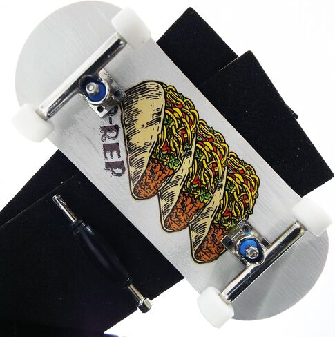 P-REP V2 PRO Performance Complete Wooden Fingerboard with Urethane Wheels - Tres Taco 34mm in Saudi Arabia