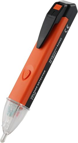 Non-Contact Voltage Tester Tools,LED Flashlight,Buzzer Alarm,AC Voltage Detector Pen,Test Range 60V - 1000V for Live/Null Wire Judgment in Saudi Arabia
