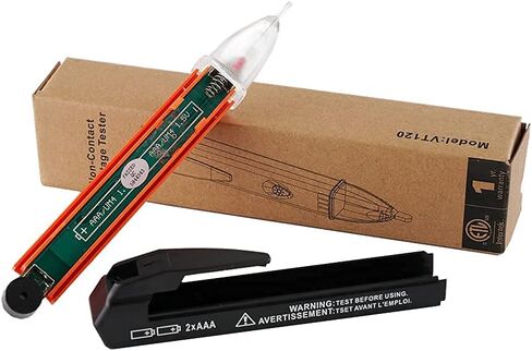 Non-Contact Voltage Tester Tools,LED Flashlight,Buzzer Alarm,AC Voltage Detector Pen,Test Range 60V - 1000V for Live/Null Wire Judgment in Saudi Arabia