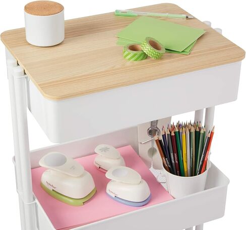 Recollections Ash Lexington Wood Cart Topper Includes Removable Wooden Tabletop, Compatible with the Lexington Cart - 1 Pack in Saudi Arabia