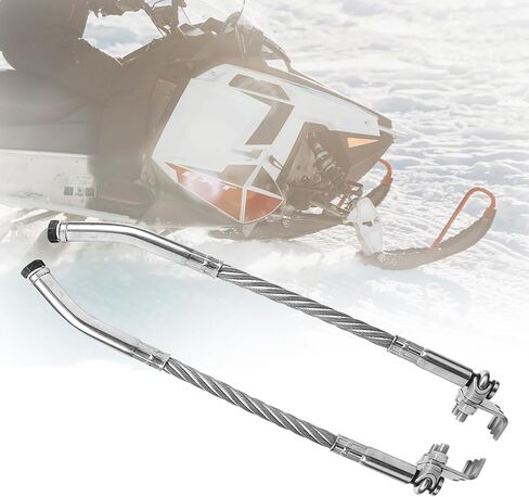 بديل لخدوش الجليد XunDong Snowmobile لجميع أجهزة التزلج على الجليد المجهزة بالعتاد العكسي وغير العكسي، ارتفاع مسار خدش الجليد 2-1/2 بوصة (عبوة من قطعتين) in Kuwait