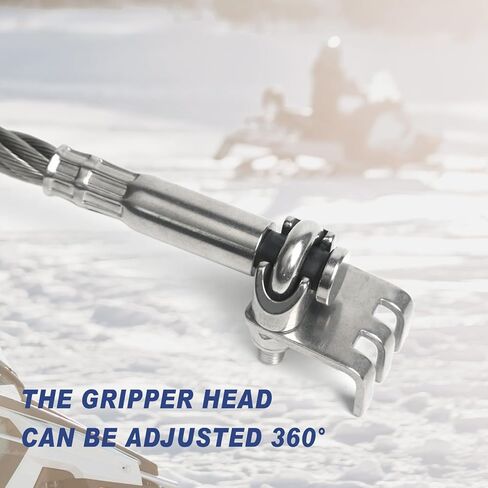 بديل لخدوش الجليد XunDong Snowmobile لجميع أجهزة التزلج على الجليد المجهزة بالعتاد العكسي وغير العكسي، ارتفاع مسار خدش الجليد 2-1/2 بوصة (عبوة من قطعتين) in Kuwait