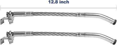 بديل لخدوش الجليد XunDong Snowmobile لجميع أجهزة التزلج على الجليد المجهزة بالعتاد العكسي وغير العكسي، ارتفاع مسار خدش الجليد 2-1/2 بوصة (عبوة من قطعتين) in Kuwait