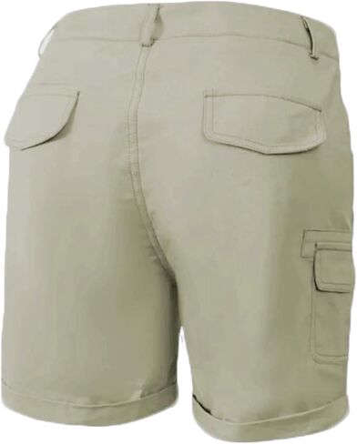 شورت نسائي كارجو مع جيوب خفيف الوزن في الهواء الطلق، شورت برمودا عالي الخصر للمشي لمسافات طويلة للنساء، صيفي كاجوال in Kuwait