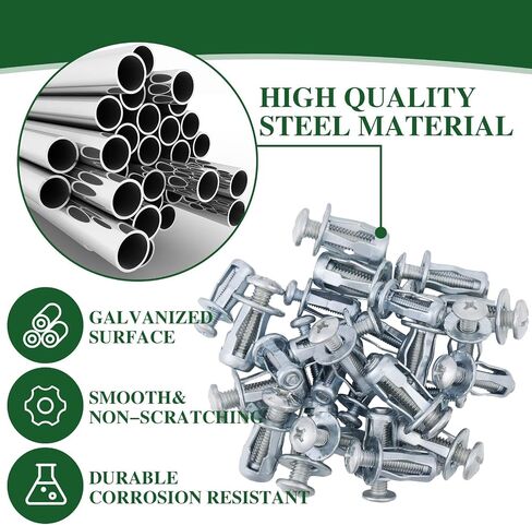 Tandefio 120 Pcs M4 M5 M6 Petal Nuts Expansion Nut Screw Metal Insert Nut with Screws Assemblies for Thin Soft Wall Iron Skin Hollow Wall Iron Wires 3 Sizes Assortment Kit in Saudi Arabia