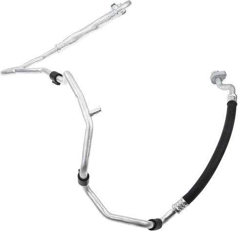 A-Premium A/C Suction Line Hose Assembly Compatible with Audi A3 2006-2008, Volkswagen Jetta 2006-2008, Golf R 2012-2013, Eos 2007-2009, GTI 2006-2009 2014, L4 2.0L, Compressor to Evap in Saudi Arabia