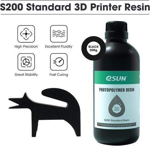 eSUN Standard Photopolymer Resin, 405nm LCD UV Curing Makaron 3D Printer Rapid Resin, Compatible for Monochrome and Color Screen 3D Printer, 500g Light Khaki in Saudi Arabia