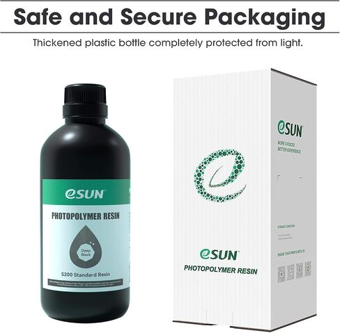 eSUN Standard Photopolymer Resin, 405nm LCD UV Curing Makaron 3D Printer Rapid Resin, Compatible for Monochrome and Color Screen 3D Printer, 500g Light Khaki in Saudi Arabia