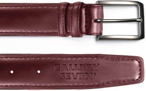 أحزمة GALLERY SEVEN للرجال - حزام فستان كاجوال من الجلد الطبيعي in Kuwait