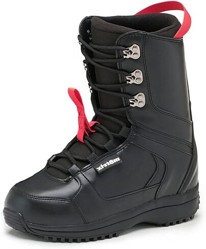 Matrix Junior 580 Linerless Waterproof Insulated Snowboard Boots, Black/Red, 7 in Kuwait