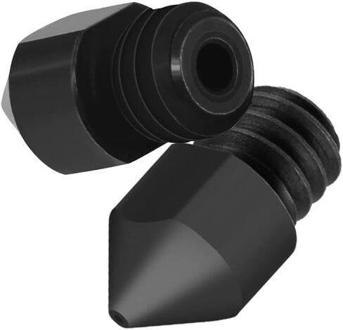 فوهة Funien MK8، 3 قطع فوهات فولاذية صلبة 0.6 مم لخيوط 1.75 مم لطابعة Ender 3/CR-10/CR-10S Pro/TEVO Tarantula Pro/TEVO Flash/Sapphire Pro ثلاثية الأبعاد Hotend Extruder in Kuwait