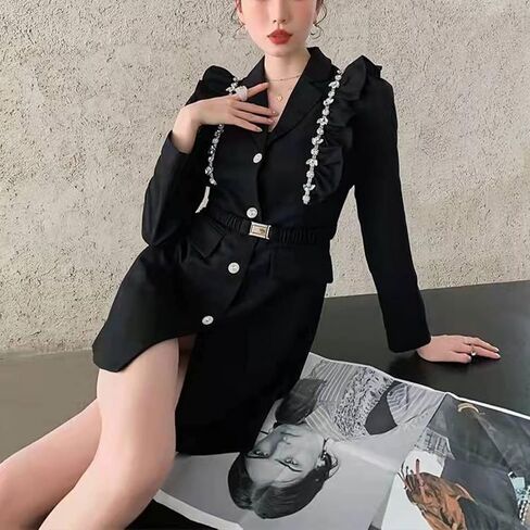 Yhsheen 1 ياردة بلينغ حجر الراين تقليم واضح كريستال حجر الراين سلسلة سباركلي حجر الراين زين للديكور DIY وتزيين أزياء الزفاف in Kuwait