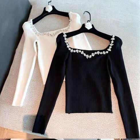 Yhsheen 1 ياردة بلينغ حجر الراين تقليم واضح كريستال حجر الراين سلسلة سباركلي حجر الراين زين للديكور DIY وتزيين أزياء الزفاف in Kuwait