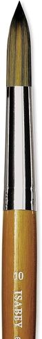 Isabey Isacryl Synthetic Brush, Round, 0, Natural in Saudi Arabia