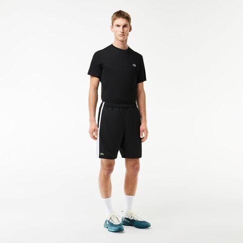 شورت Lacoste الرجالي من قماش التفتا ديامانتي ذو المقاس الكلاسيكي والملون in Saudi Arabia