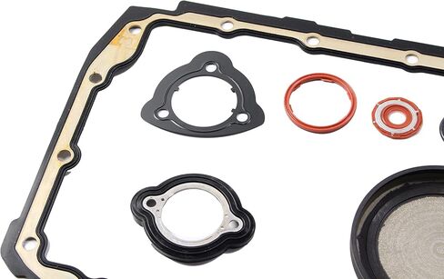 AUCERAMIC 11137548031 Oil Pan Gasket Set Crankcase Cover Gasket Fit for BMW 328i 528i 128i X3 X5 Z4 E90 E92 E60 3.0L 2.5L N52 N53 in Kuwait