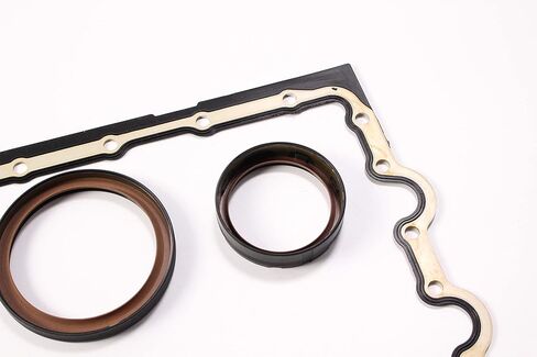 AUCERAMIC 11137548031 Oil Pan Gasket Set Crankcase Cover Gasket Fit for BMW 328i 528i 128i X3 X5 Z4 E90 E92 E60 3.0L 2.5L N52 N53 in Kuwait